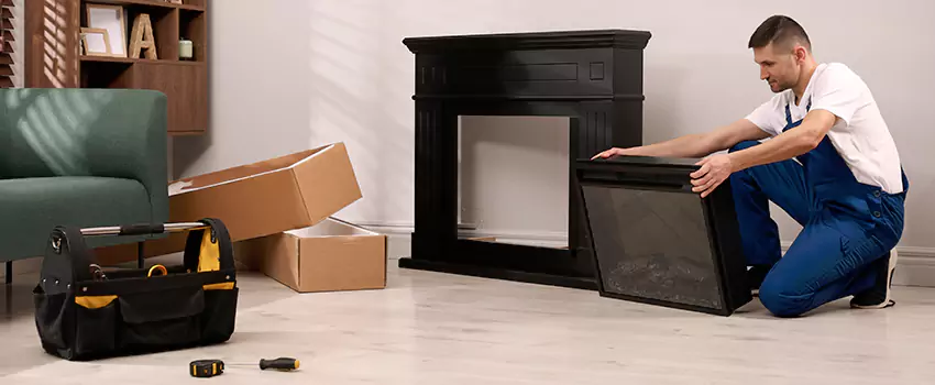 Old Rusted Metal Fireplace Repair And Replacement in Eden Prairie, MN